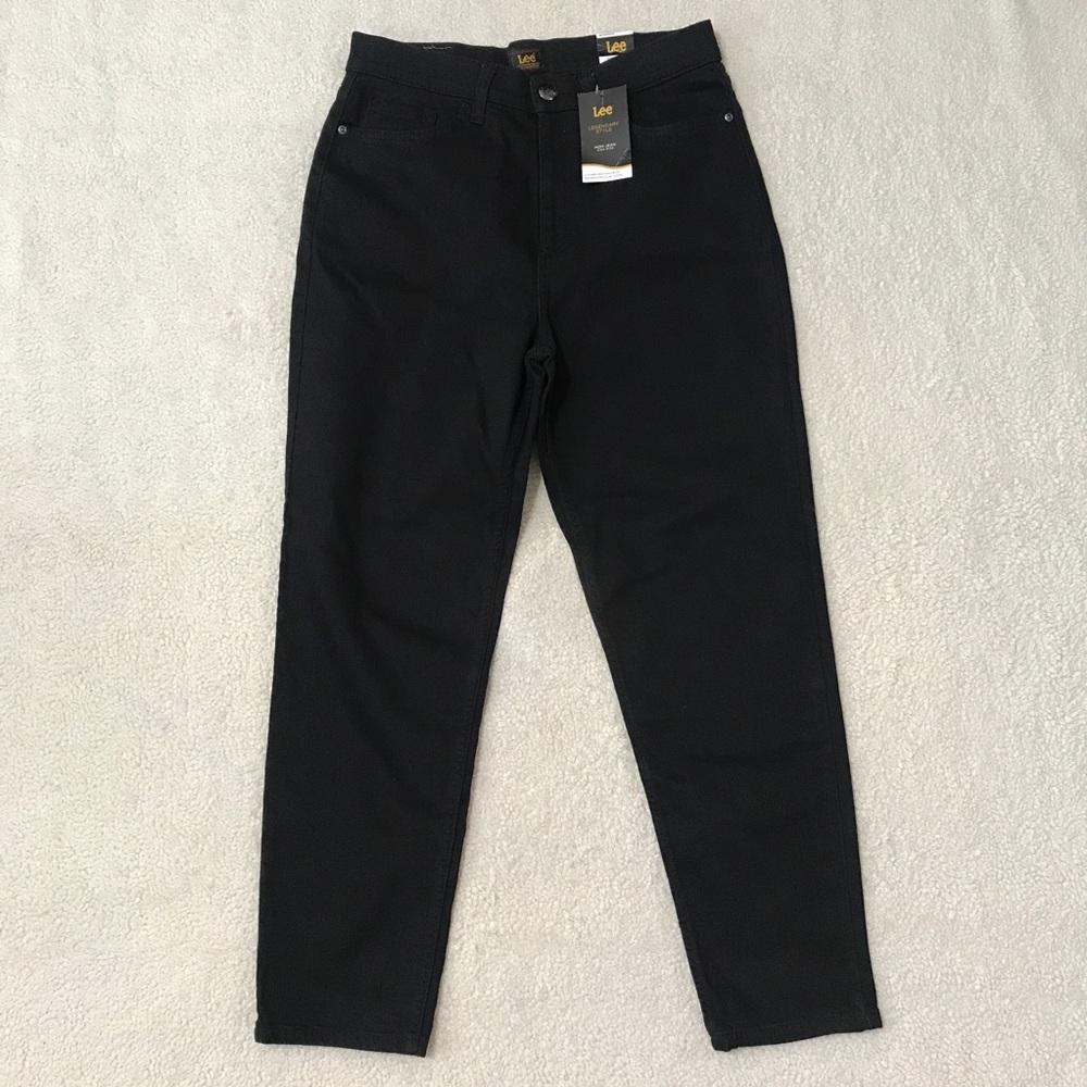 Lee High Rise Mom Jeans Black 🚨 - Picture 4 of 16